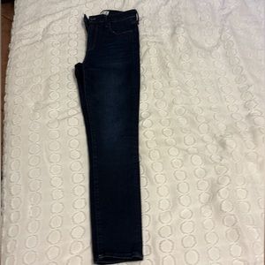 The Super Skinny High Rise - dark blue jeans from Abercrombie & Fitch